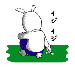 Earnest of rabbit-man sticker #5211191