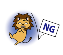 Lion's everyday sticker #5211306