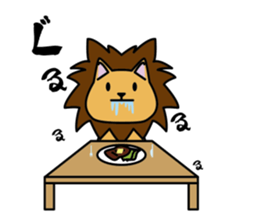 Lion's everyday sticker #5211331