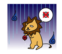 Lion's everyday sticker #5211334