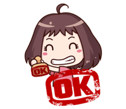 Ms.Red Bean sticker #5211626