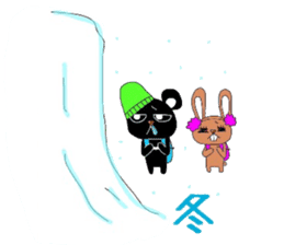 Loose climbing Noboro and Orihime sticker #5211855