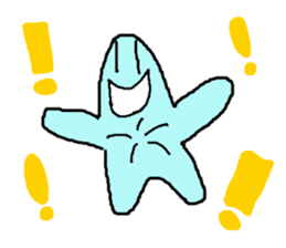 Starfish man sticker #5211975
