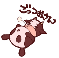 Sticker of the cow called "mochan" sticker #5212114