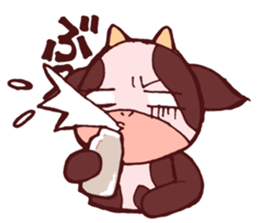 Sticker of the cow called "mochan" sticker #5212119