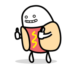 Hot Dog Man Cute Version sticker #5212461