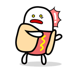 Hot Dog Man Cute Version sticker #5212464