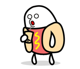 Hot Dog Man Cute Version sticker #5212474