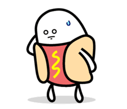 Hot Dog Man Cute Version sticker #5212477