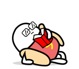 Hot Dog Man Cute Version sticker #5212486