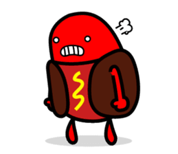 Hot Dog Man Cute Version sticker #5212490