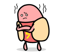 Hot Dog Man Cute Version sticker #5212493