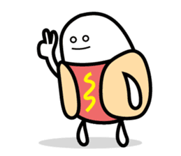 Hot Dog Man Cute Version sticker #5212496