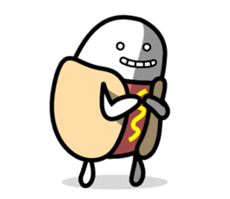 Hot Dog Man Cute Version sticker #5212497