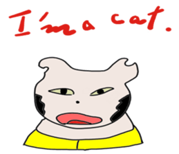 "Chi-kunn"The Tai chi cat sticker #5212901