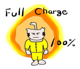 "Chi-kunn"The Tai chi cat sticker #5212933