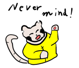 "Chi-kunn"The Tai chi cat sticker #5212935