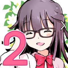Stamp By Girl With Glasses 2 By Peperonchiiinoko Stamp By Girl With Glasses 2 By Peperonchiiinoko