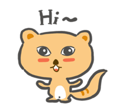 Cute Squirrel adorable pets sticker #5214220