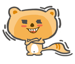 Cute Squirrel adorable pets sticker #5214227