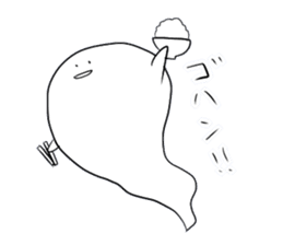 Mini ghost sticker #5214823