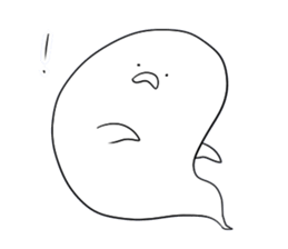 Mini ghost sticker #5214829