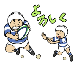Rugby boys sticker #5215102