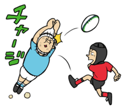 Rugby boys sticker #5215110