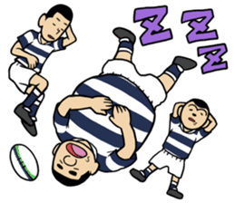 Rugby boys sticker #5215139