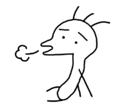 White unconfirmed creature sticker #5215781