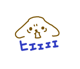 simple dog sticker #5215906