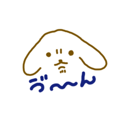 simple dog sticker #5215916