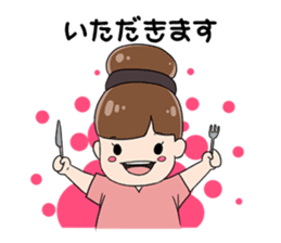 Exhausted Girl sticker #5217036