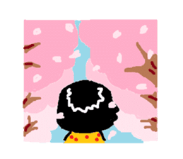 Japanese girl "bobbed-chan" sticker #5217204