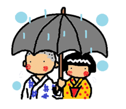 Japanese girl "bobbed-chan" sticker #5217206