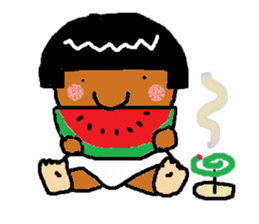 Japanese girl "bobbed-chan" sticker #5217209