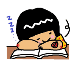 Japanese girl "bobbed-chan" sticker #5217211