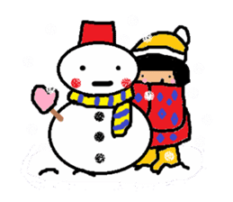 Japanese girl "bobbed-chan" sticker #5217212