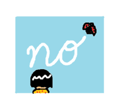 Japanese girl "bobbed-chan" sticker #5217233