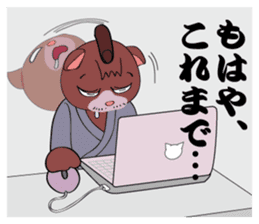 Cat warrior 3 "NEKOBUSHI vol.3" sticker #5217696