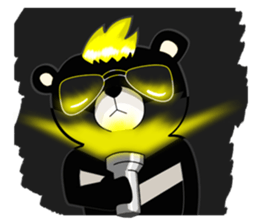 Formosan black bear boss sticker #5217772