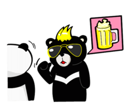 Formosan black bear boss sticker #5217780
