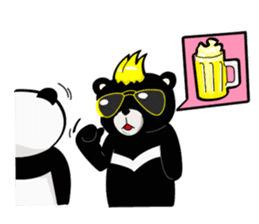 Formosan black bear boss sticker #5217780