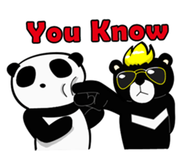 Formosan black bear boss sticker #5217795