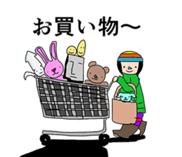 Village of the animal sticker #5218028