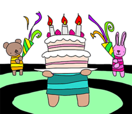 Village of the animal sticker #5218039