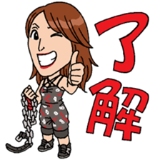 OZ-ACADEMY WOMAN'S PRO WESTRING OFFICIAL sticker #5218365