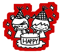 Nakayoshi / Good friend sticker #5218759