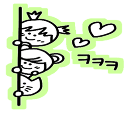 Nakayoshi / Good friend sticker #5218761