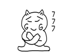 honwaka cat 4 sticker #5218952